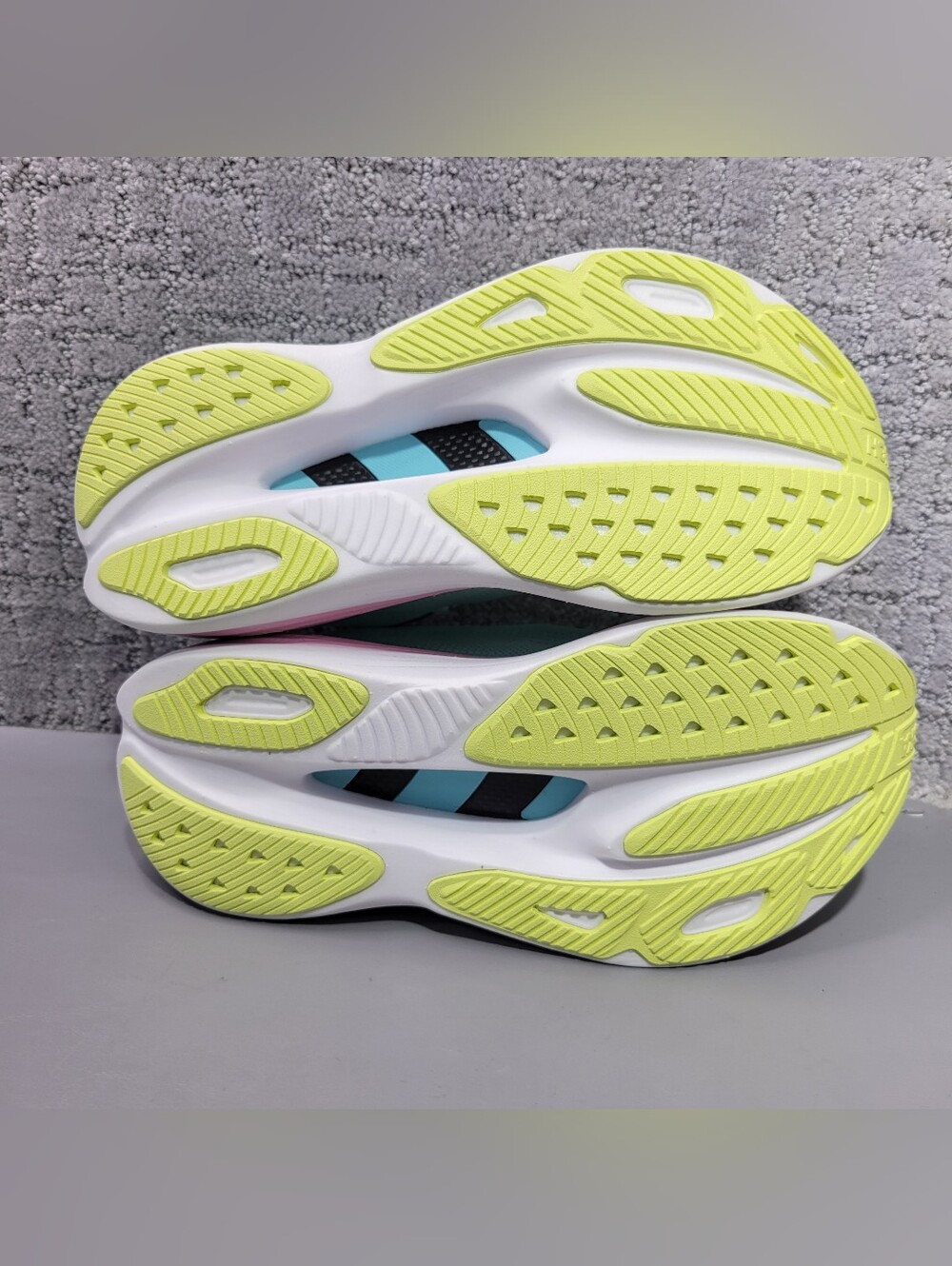 Hoka One One Mint Green Pink Blue Women's Sneakers - Picture 4 of 13